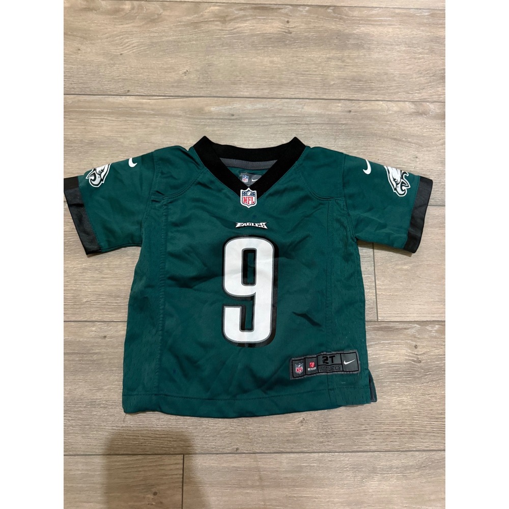Nike Philadelphia Eagles Nick Foles 9 Jersey Toddler 2T Midnight Green NFL